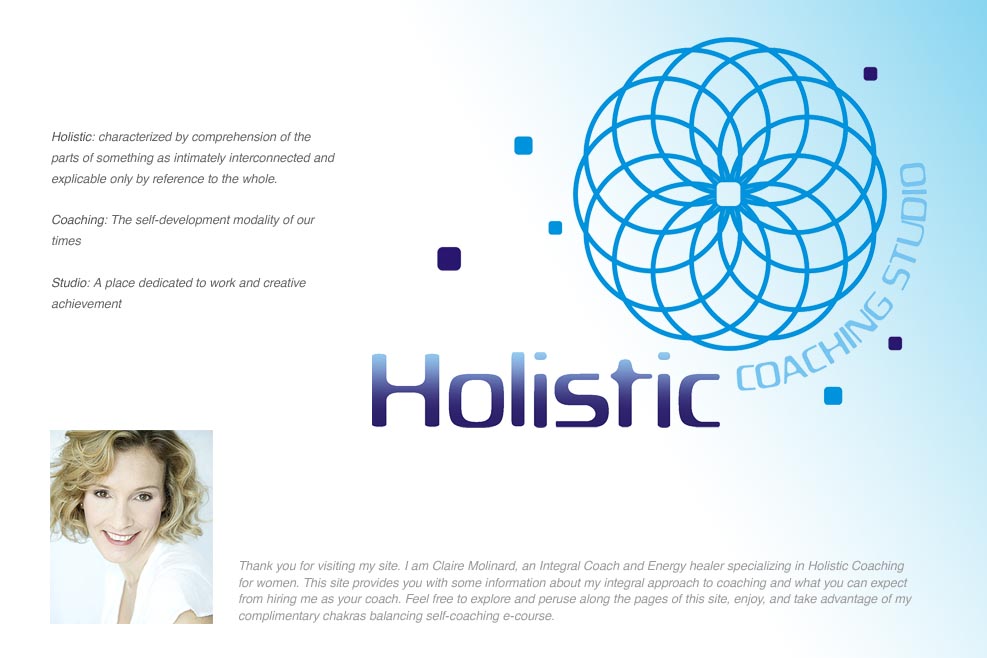 web design for a holistic life coach