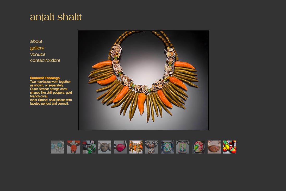 web design for a jeweler