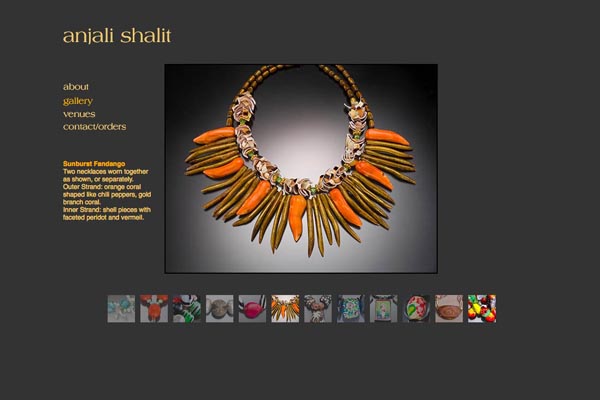 web design for a jeweler