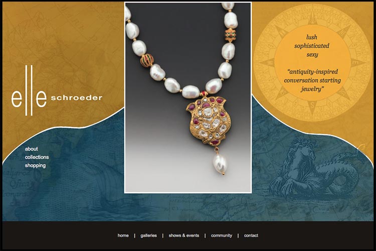 web design for a jeweler