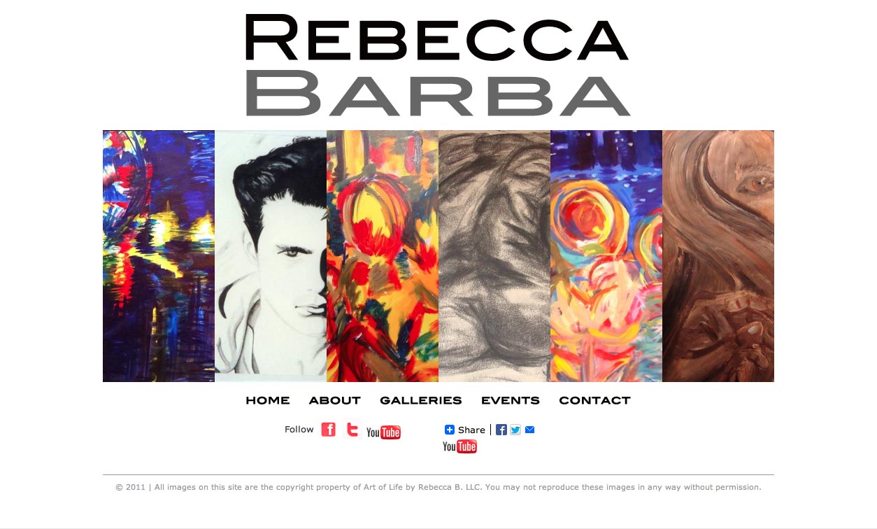 web design for an artist