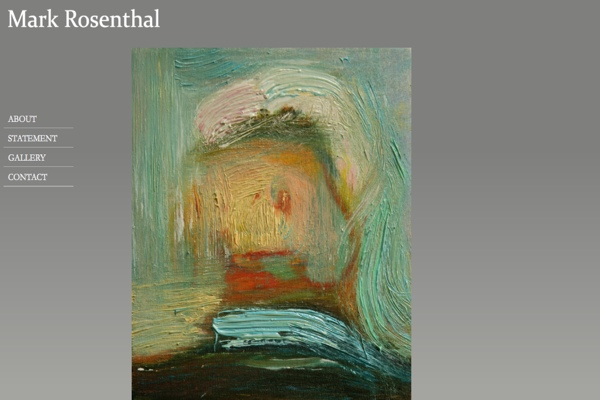 web design for an abstract painter in New York