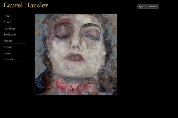 web design for a Maryland artist
