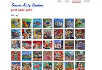 example of 100x100 square-cropped thumbnails for a website gallery
