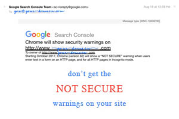 Google warning of October deadline for migrating to HTTPS