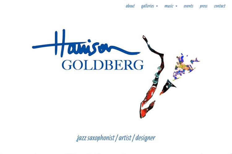 web design for artist & musician