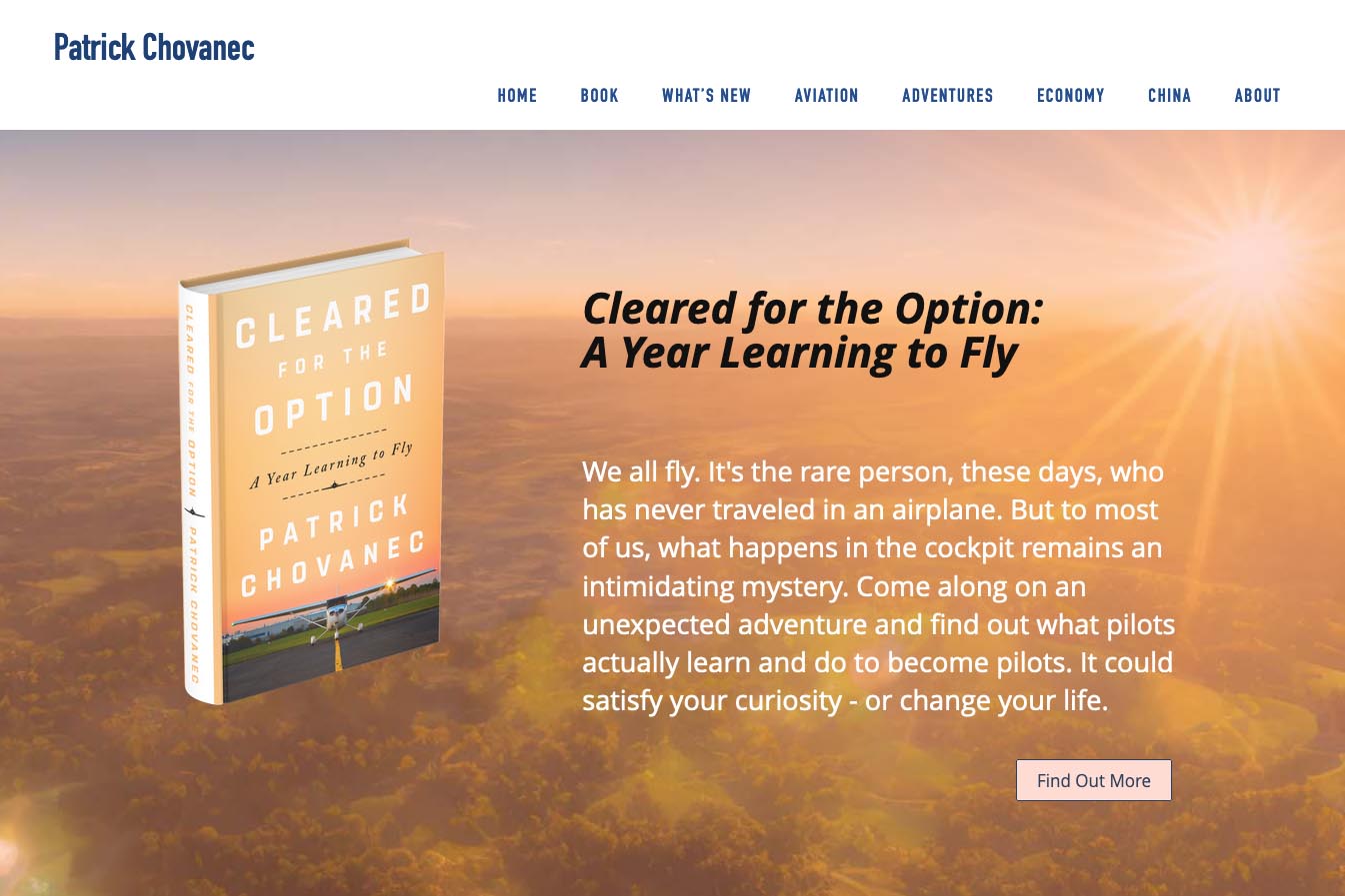Bespoke website design for an economic advisor and author - Patrick Chovanec