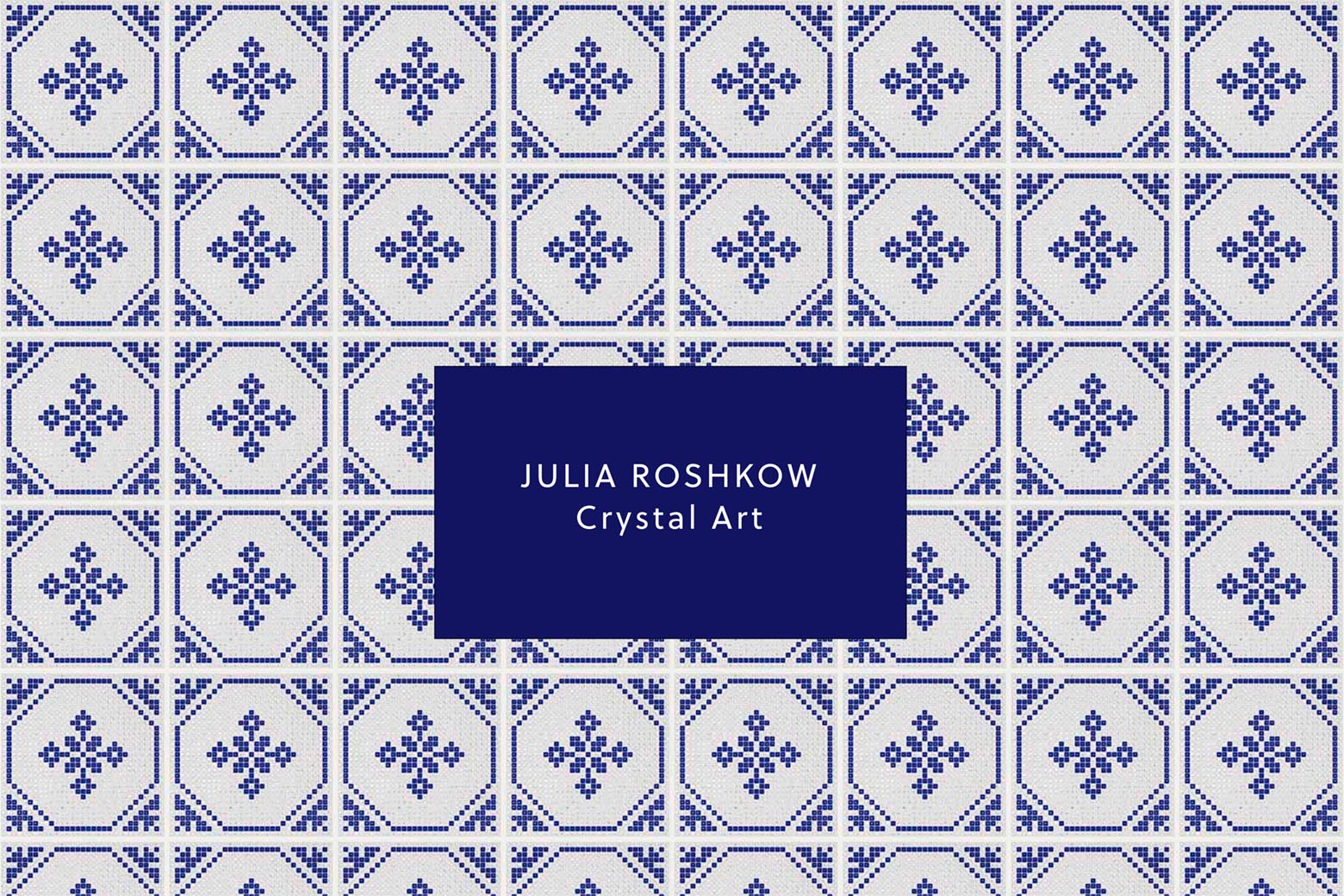 Bespoke website design for an artist - Julia Roshkow, creator of crystal art, New York.