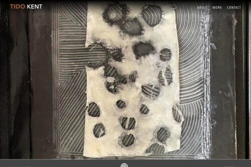 website design for an artist